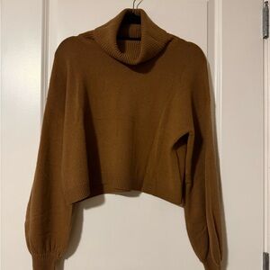 Alice + Olivia Camel Turtleneck Sweater